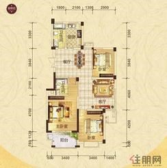 【3房2厅2卫】3室2厅2卫1厨1阳台