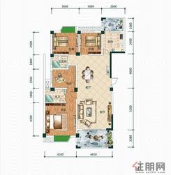 【45#M1-01户型】4室2厅2卫1厨2阳台