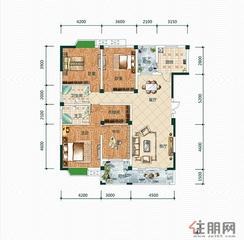 【46#H1-01户型】4室2厅2卫1厨2阳台