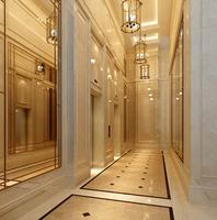 凯旋门项目电梯厅效果图