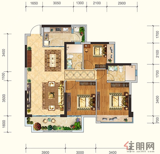 云星·钱隆世家_户型_云星·钱隆世家价格_柳州住朋网_新房