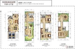 【P2 （B-1） 风景院墙花园墅】