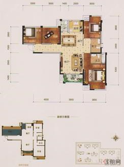 【13#楼M户型】4室2厅20卫1厨1阳台