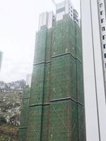 6#楼外架拆除一半