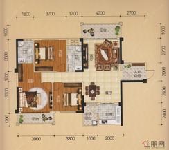 【9#04户型】3室2厅2卫1厨2阳台