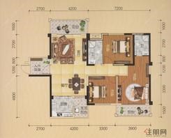 【6#A2户型】3室2厅2卫1厨3阳台