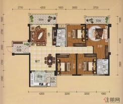 【8#01户型】4室2厅2卫1厨3阳台