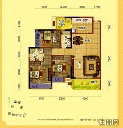 【三房两厅两卫】3室2厅2卫1厨2阳台