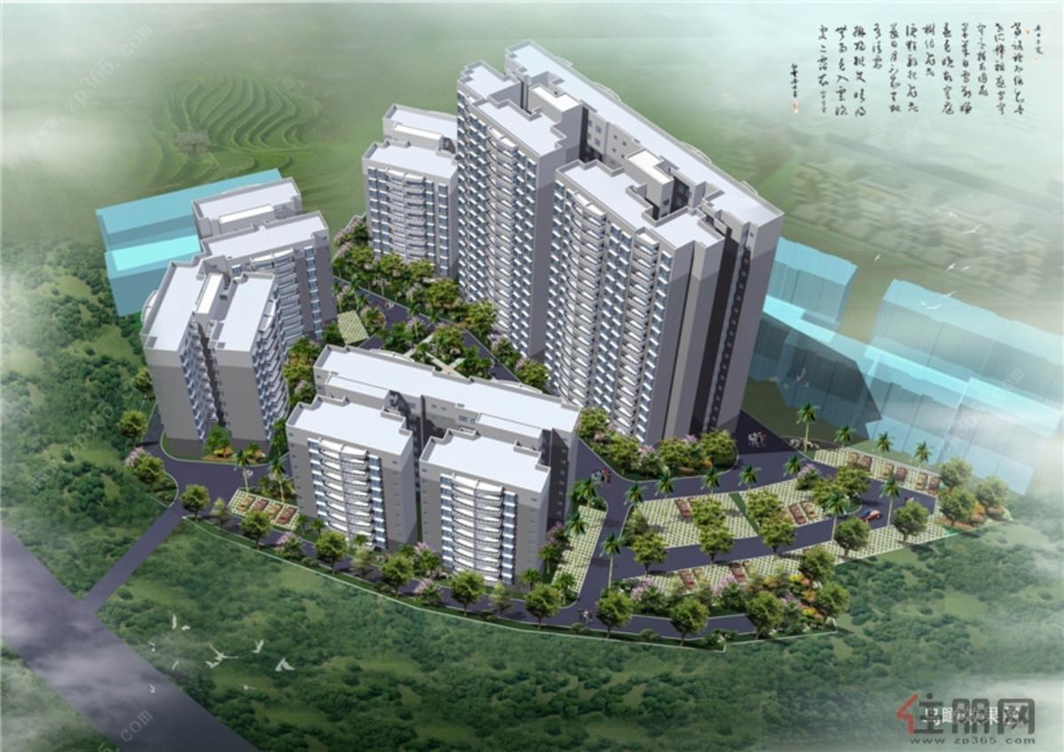 鸟瞰效果图
