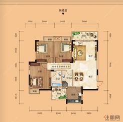 【3#、5# D户型】3室2厅2卫1厨2阳台