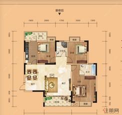 【3#、5# E户型】3室2厅2卫1厨2阳台