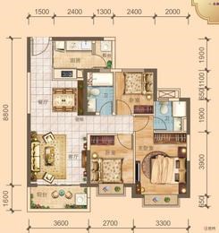 【4/5#03户型】3室2厅2卫1厨2阳台