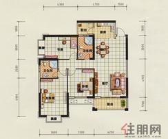【一单元、二单元1号房】3室2厅2卫1厨2阳台