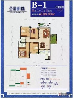 【B-1】4室2厅2卫1厨3阳台