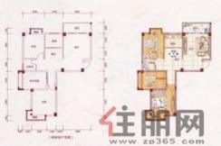 【3室2厅1厨1卫88.67㎡（建面）副本】3室2厅1卫1厨