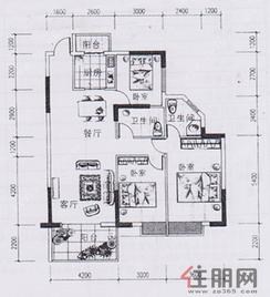【D3户型】3室2厅2卫1厨2阳台