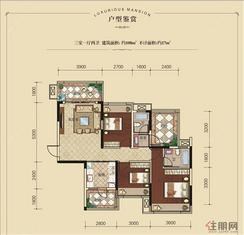 【108㎡3+1房】3室2厅2卫1厨3阳台
