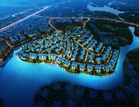 藏珑别墅鸟瞰图(夜景)