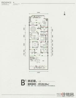 【逸墅B#一层】1室2厅1卫1厨