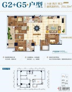 【G2+G5户型】6室2厅2卫1厨1阳台
