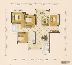 【D4户型】4室2厅2卫1厨2阳台