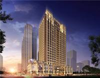 办公楼商业裙楼外观设计角度一