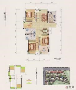 【3号楼C1户型】4室2厅2卫1厨1阳台