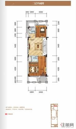 【联排别墅B户型 / 四房二厅四卫 二层 】4室2厅4卫1厨