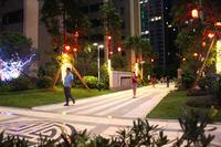夜晚的南兴乾隆苑小区实景