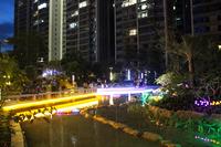 夜晚的南兴乾隆苑小区实景