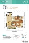 B1-115㎡ 四房两厅两卫