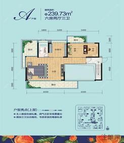 【复式A户型】6室2厅3卫1厨3阳台