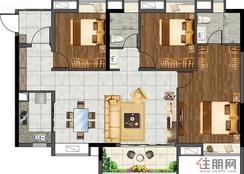 【户型图】3室2厅2卫1厨