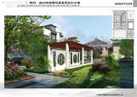 绿荫廊架节点效果图