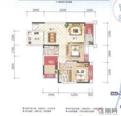 【A户型2】3室2厅2卫1厨1阳台
