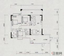 【户型3】3室2厅2卫1厨2阳台