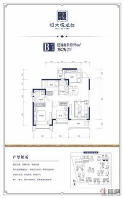 【4#B户型】3室2厅2卫1厨2阳台