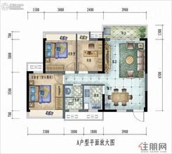 【户型图】3室2厅1卫1厨