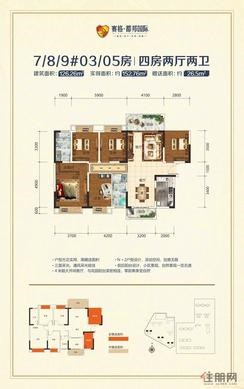 【7/8/9#03、05户型】4室4厅2卫1厨2阳台