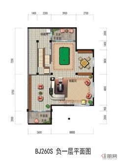 【BJ260S(负一层)平面图】