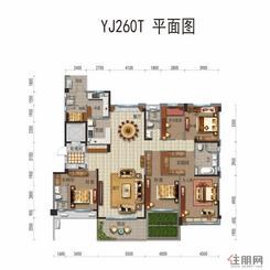 【YJ260T转曲平面图】