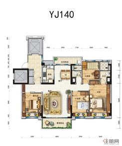 【YJ140户型平面图】