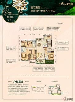 【C天玺墅  226㎡六房两厅四卫】6室2厅4卫1厨3阳台
