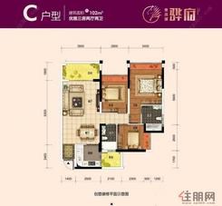 【户型图】3室2厅2卫1厨