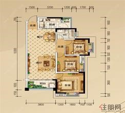 【3房2厅1卫  】3室2厅1卫1厨2阳台