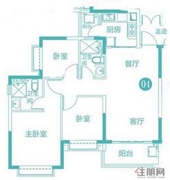 【3室3厅3卫  】3室3厅3卫1厨2阳台