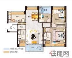 【3室2厅1厨2卫】3室2厅2卫1厨1阳台