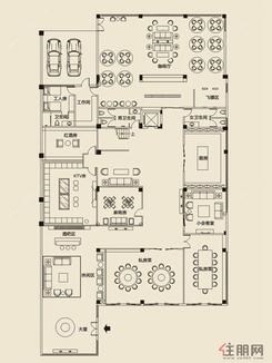 【A8一层户型】7室3厅3卫1厨