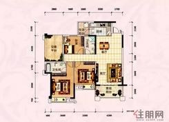 【三房两厅两卫】3室2厅2卫1厨2阳台