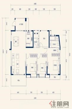 【3室2厅1厨2卫】3室2厅2卫1厨2阳台